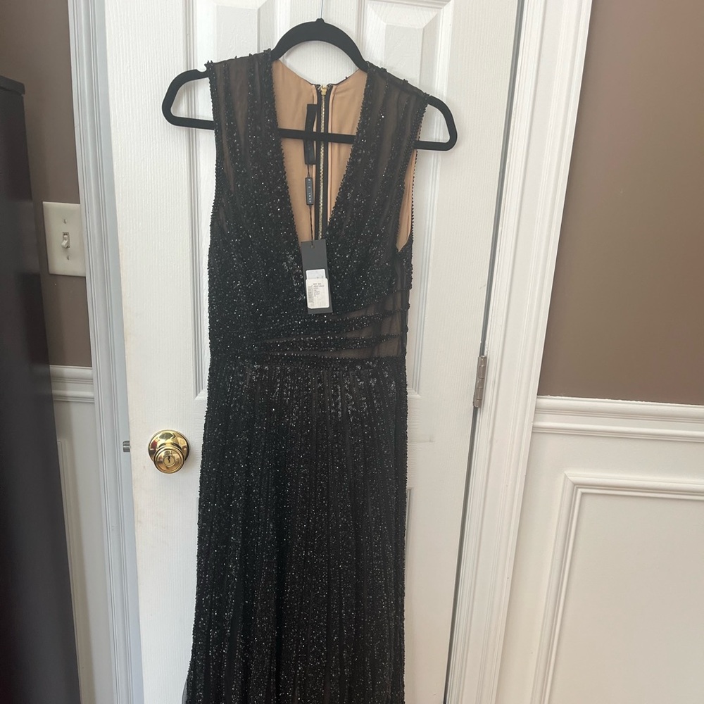 Elie Saab Black Shimmer Dress